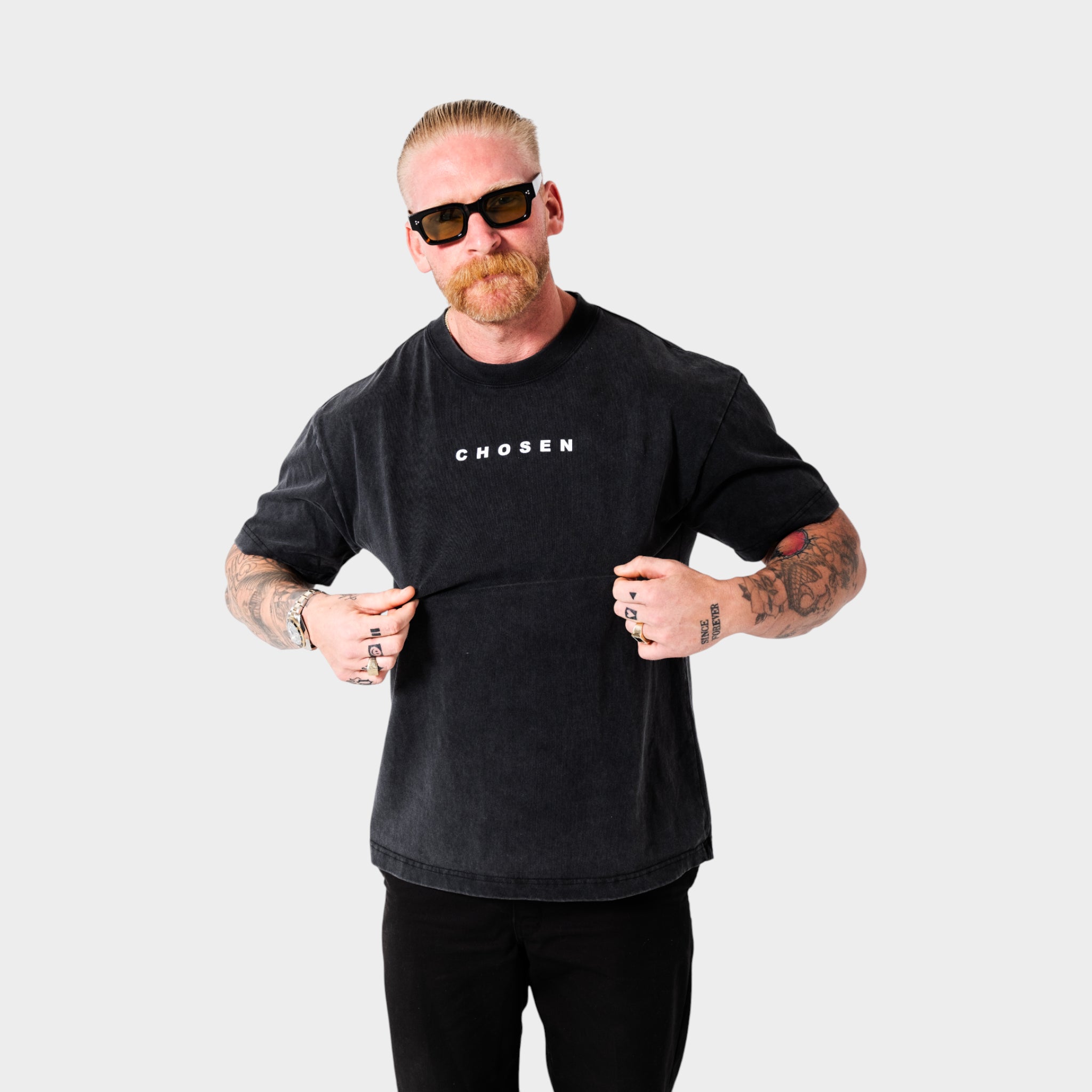 Chosen Tee-Vintage Black