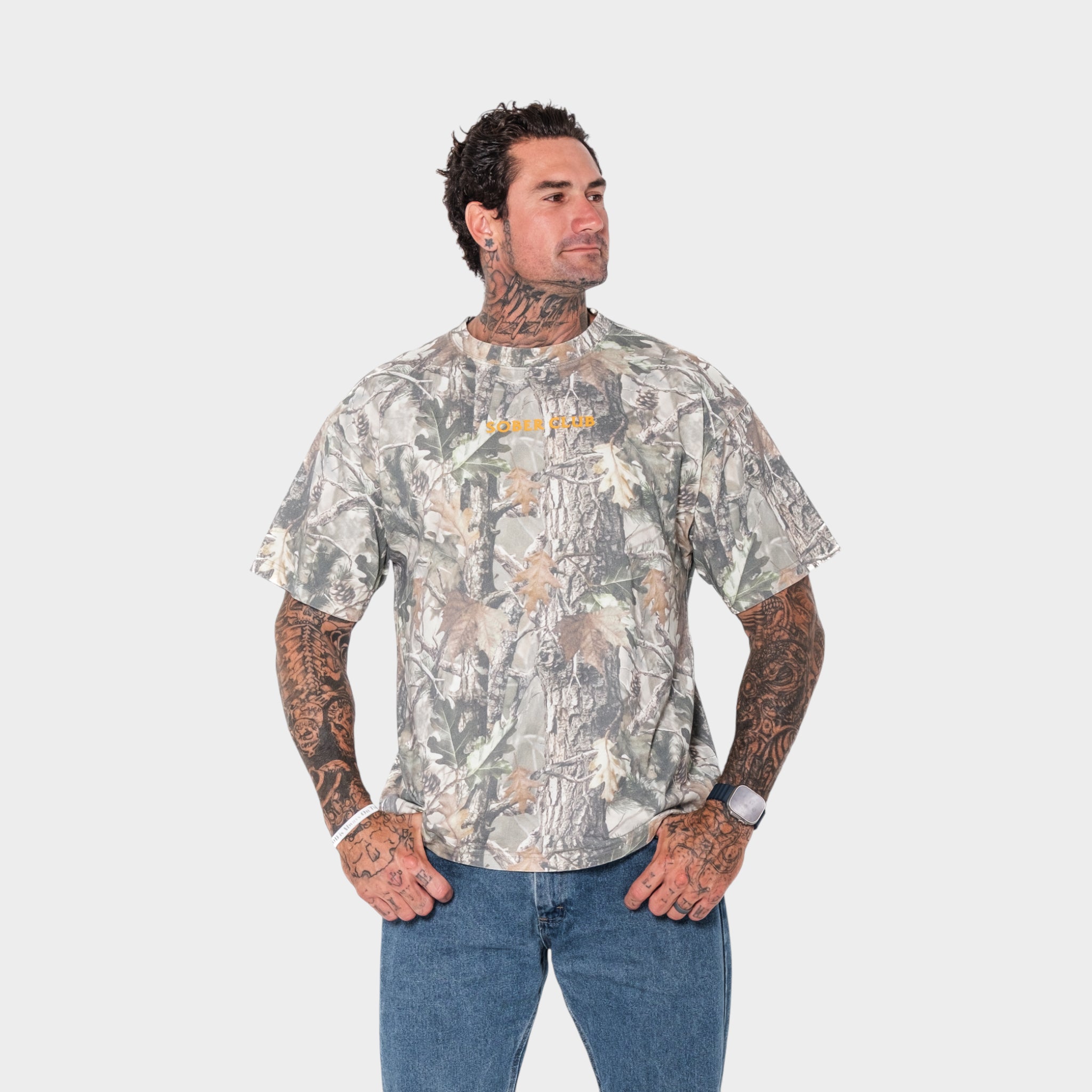 Anti Social Sober Club-Green Camo